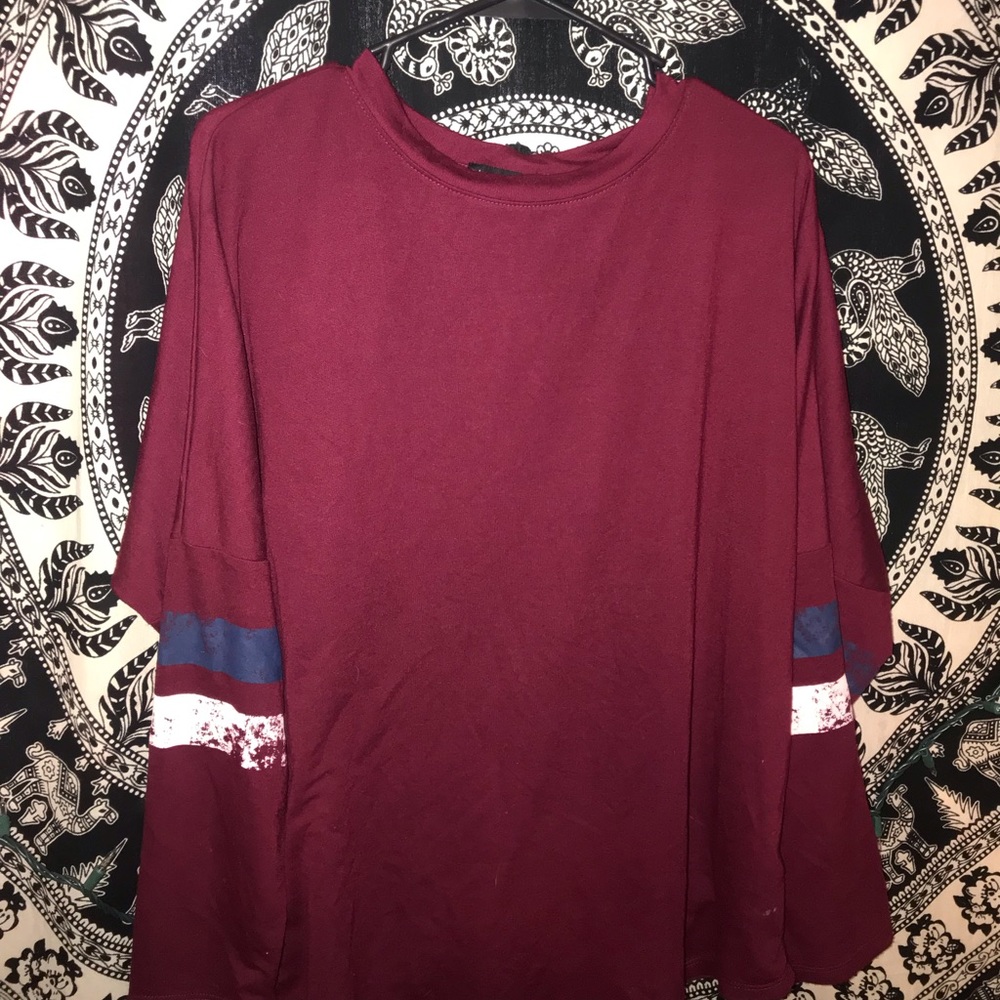 Holographic varsity tee